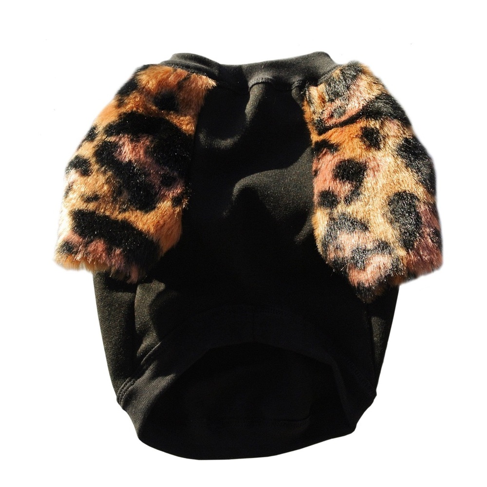 EYE OF DOG Cheetah Fur Top for Dogs XS